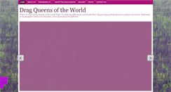 Desktop Screenshot of dragqueens-oftheworld.com